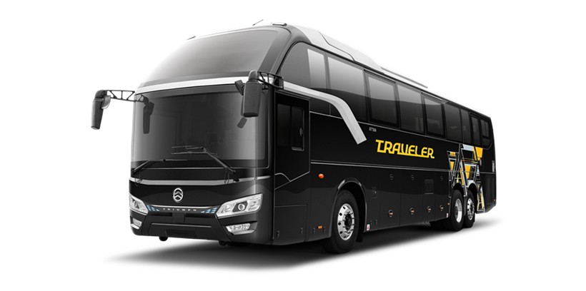 Fleet purchase coach on white background